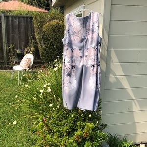 Sleeveless Calvin Klein Floral dress.